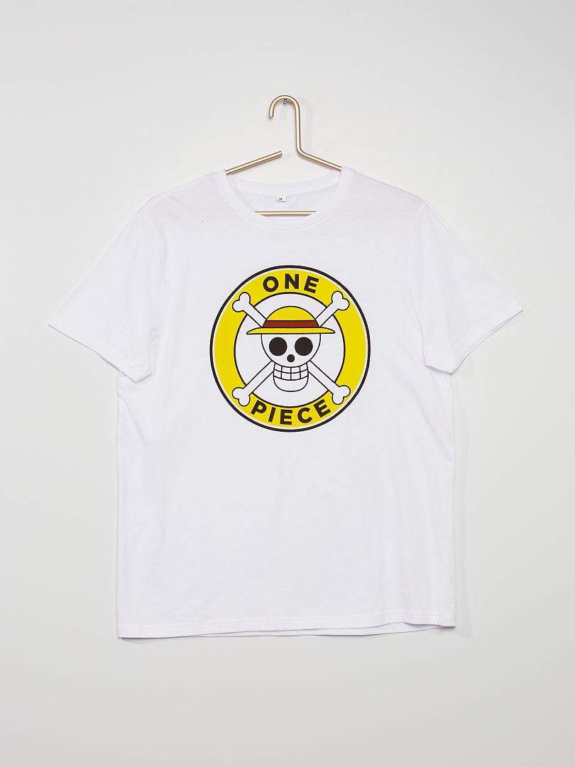 T-shirt 'One Piece' bianco/nero - Kiabi