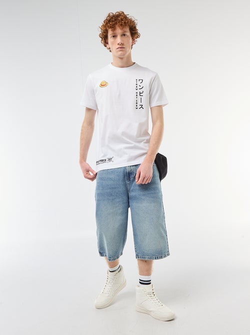 T-shirt 'One piece' in cotone tinta unita - Kiabi