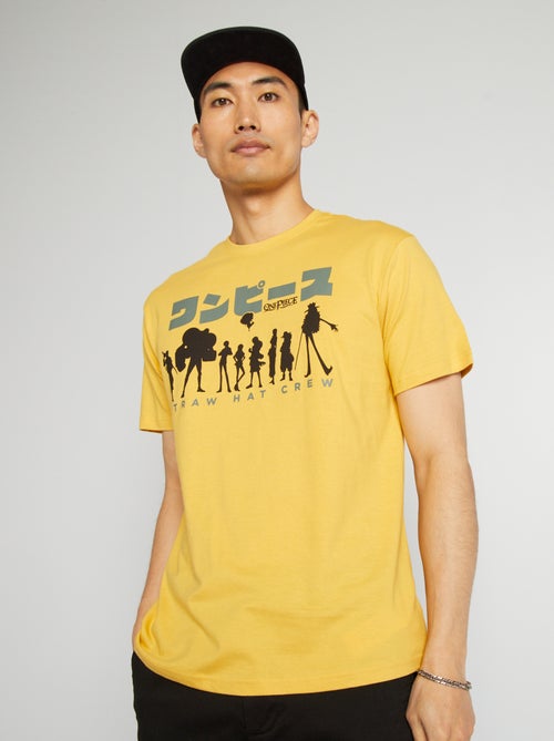 T-shirt 'One Piece' stampata con scollo tondo - Kiabi