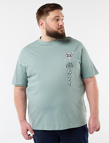 T-shirt "One Piece" stampato fronte/retro