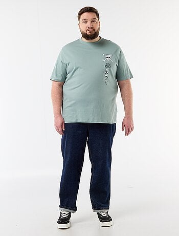 T-shirt "One Piece" stampato fronte/retro