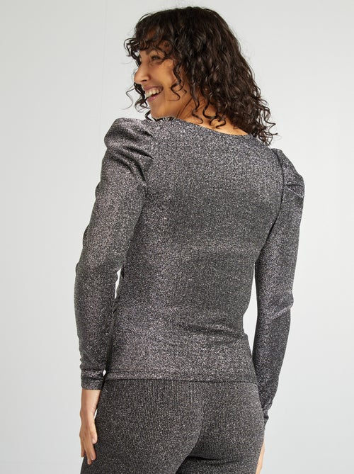 T-shirt 'ONLY MATERNITY' con paillettes - Kiabi