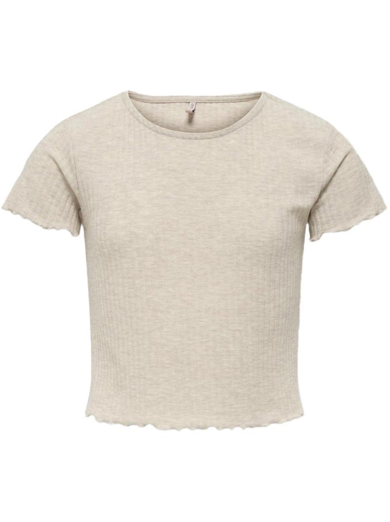 T-shirt Only per Ragazza Beige - Kiabi