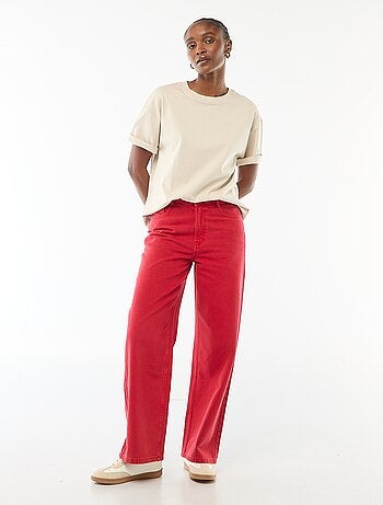 T-shirt oversize a girocollo