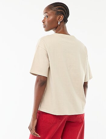 T-shirt oversize a girocollo