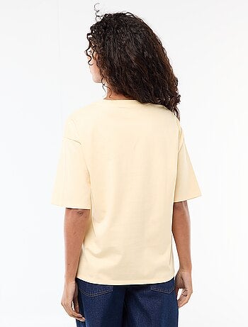 T-shirt oversize a girocollo