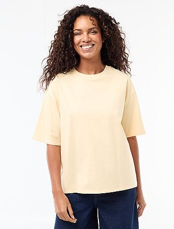 T-shirt oversize a girocollo