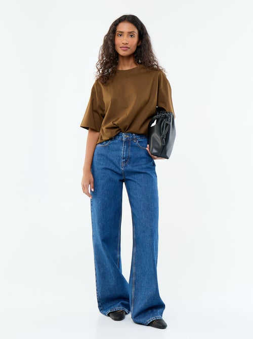 T-shirt oversize a girocollo - Kiabi