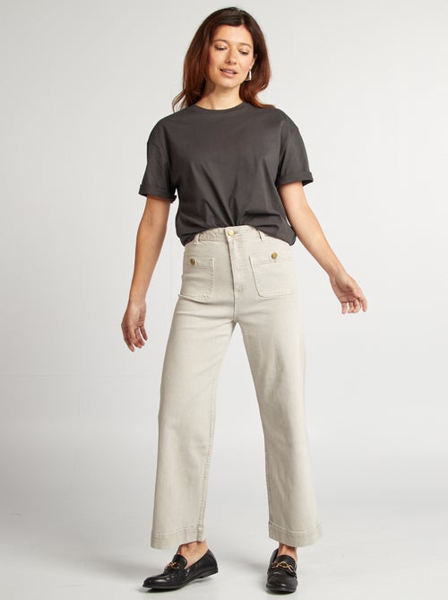 T-shirt oversize a girocollo - Kiabi