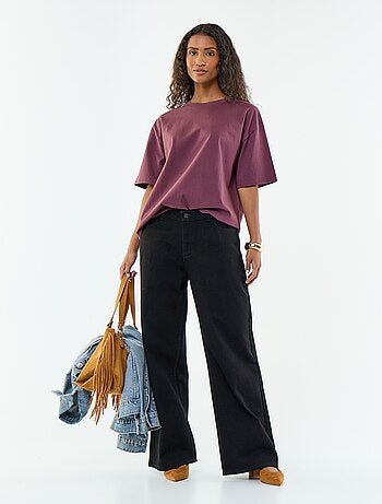 T-shirt oversize a girocollo