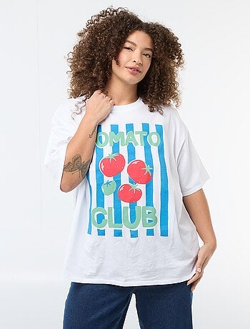 T-shirt oversize a maniche corte