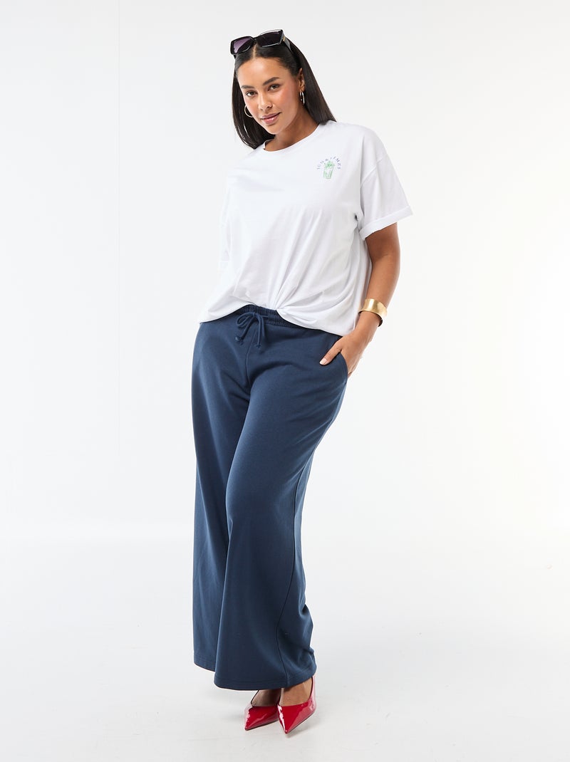 T-shirt oversize a maniche corte Bianco - Kiabi