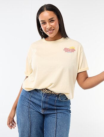 T-shirt oversize a maniche corte