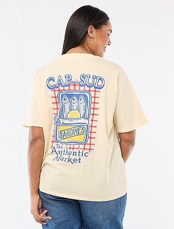 T-shirt oversize a maniche corte