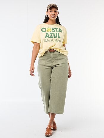 T-shirt oversize a maniche corte