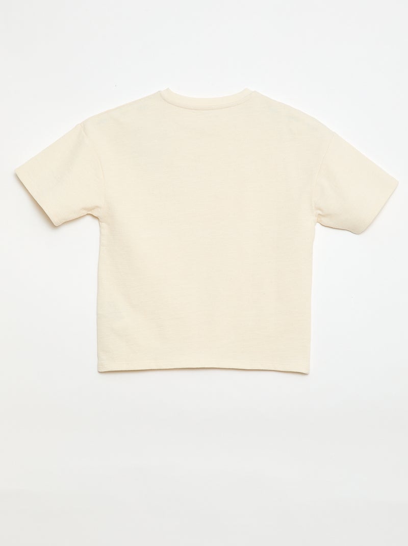 T-shirt oversize a maniche corte Grigio - Kiabi