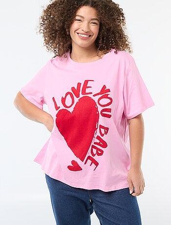 T-shirt oversize a maniche corte