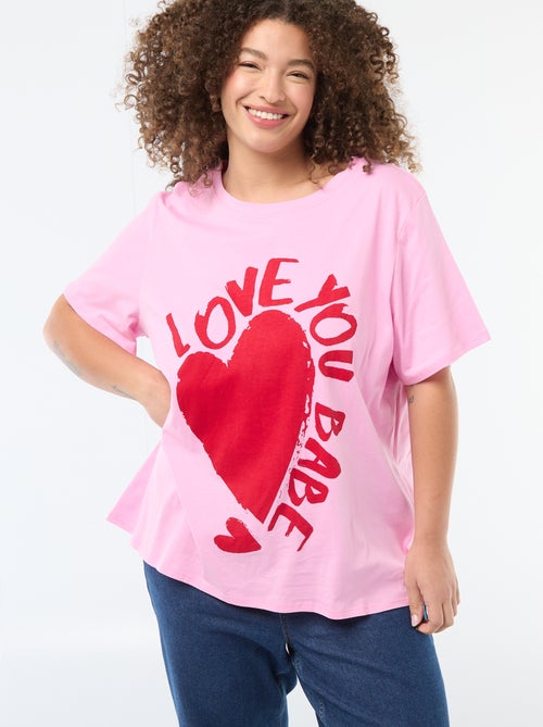 T-shirt oversize a maniche corte - Kiabi