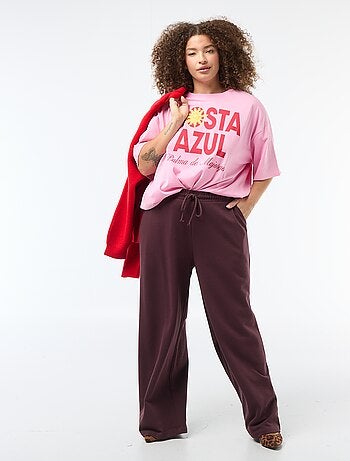 T-shirt oversize a maniche corte