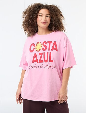 T-shirt oversize a maniche corte