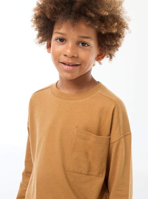 T-shirt oversize a tinta unita - Kiabi