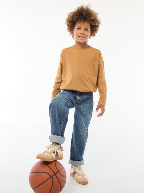 T-shirt oversize a tinta unita - Kiabi