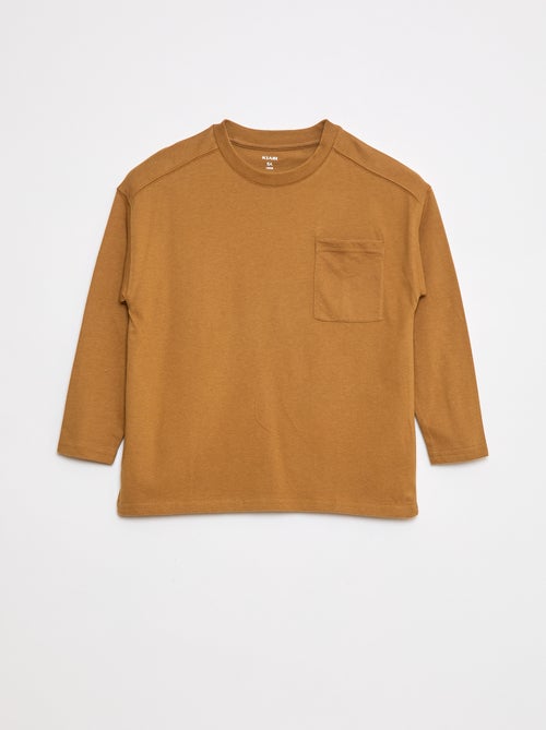 T-shirt oversize a tinta unita - Kiabi