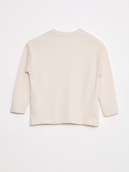 T-shirt oversize a tinta unita - Kiabi