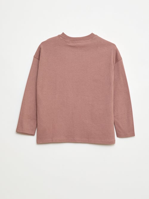 T-shirt oversize a tinta unita - Kiabi