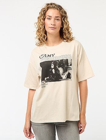 T-shirt oversize 'Amy Winehouse'