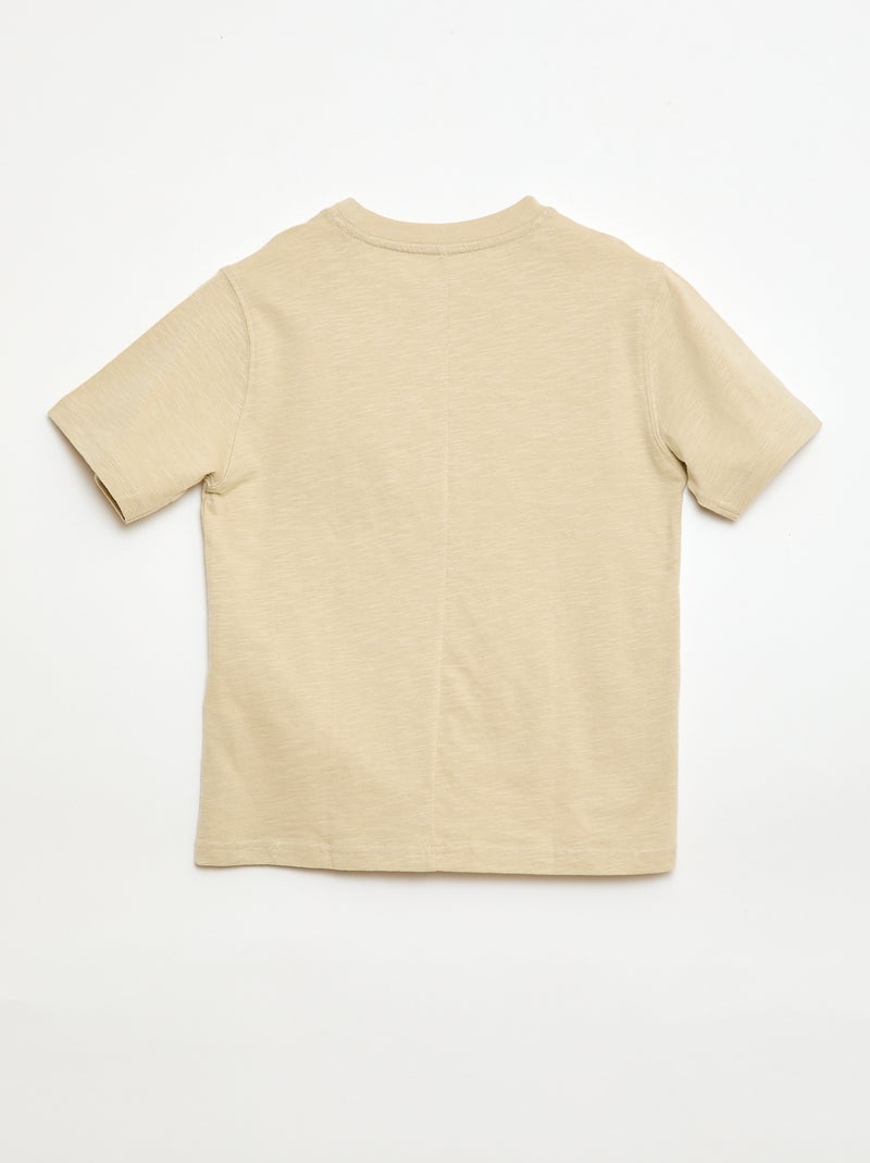 T-shirt oversize Beige - Kiabi