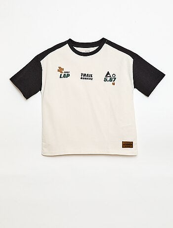 T-shirt oversize color block