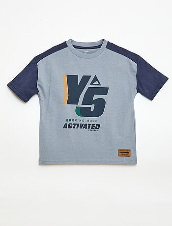 T-shirt oversize color block