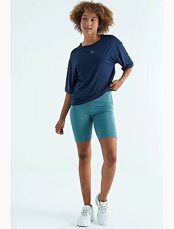 T-shirt oversize con girocollo tommy