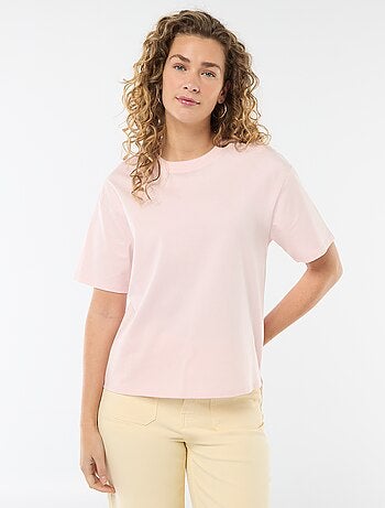 T-shirt oversize con scollo rotondo