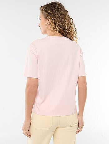 T-shirt oversize con scollo rotondo