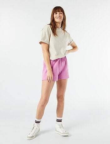 T-shirt oversize con scollo tondo
