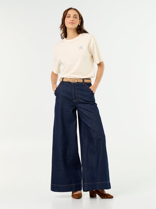 T-shirt oversize con scritta - Kiabi T-shirt oversize con scritta - Kiabi