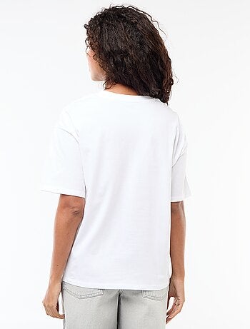 T-shirt oversize con scritta
