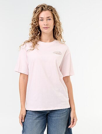T-shirt oversize con scritta