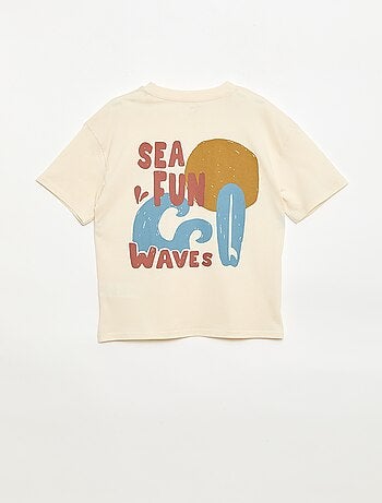 T-shirt oversize con stampa