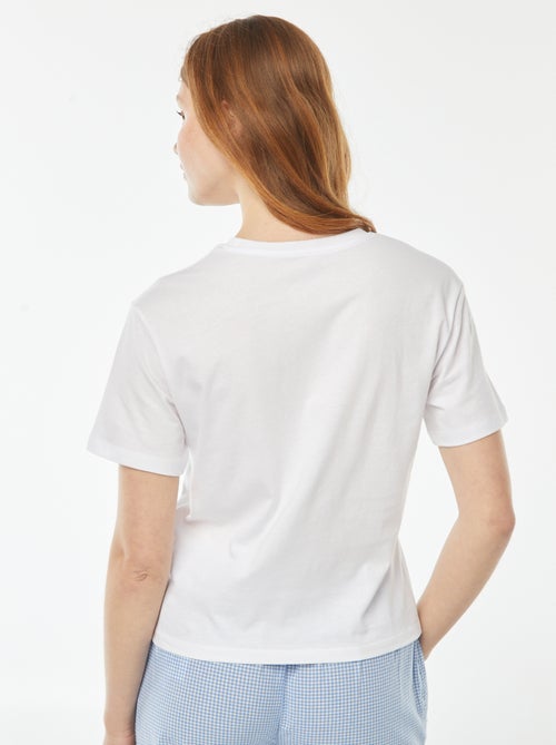T-shirt oversize con stampa davanti - Kiabi