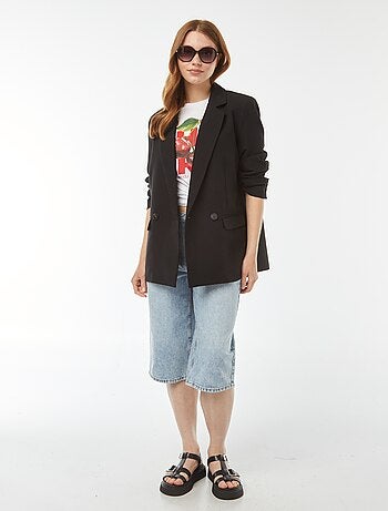 T-shirt oversize con stampa davanti