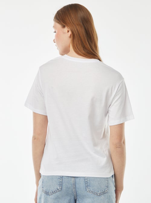 T-shirt oversize con stampa davanti - Kiabi
