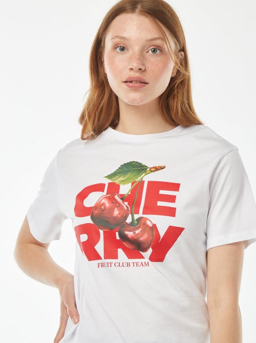 T-shirt oversize con stampa davanti - Kiabi