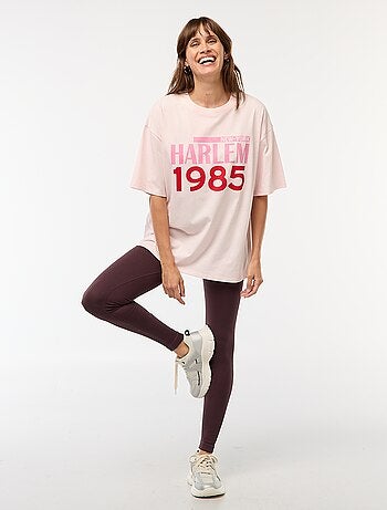 T-shirt oversize con stampa