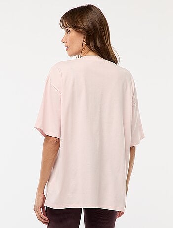 T-shirt oversize con stampa