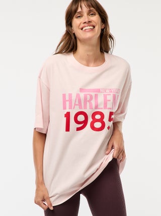 T-shirt oversize con stampa