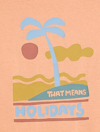 T-shirt oversize con stampa