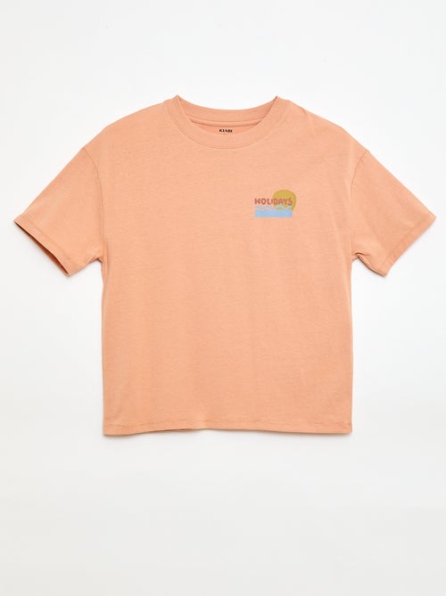 T-shirt oversize con stampa - Kiabi